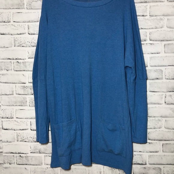 Women's Blue Sweater - Picture 2 of 5